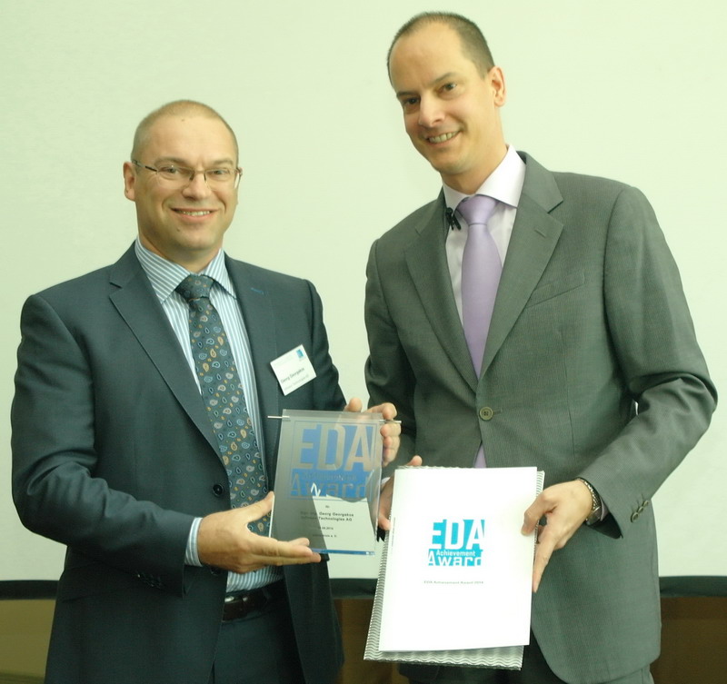 Georg Georgakos mit dem EDA Achievement Award